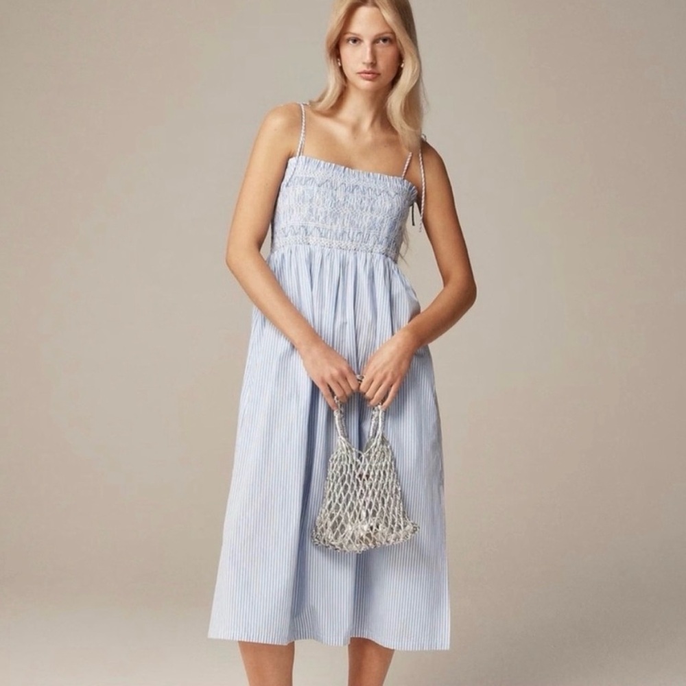 J. Crew Paloma striped midi dress, size S